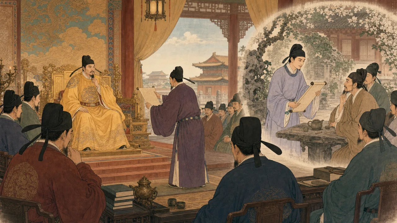 白居易进长安场景图